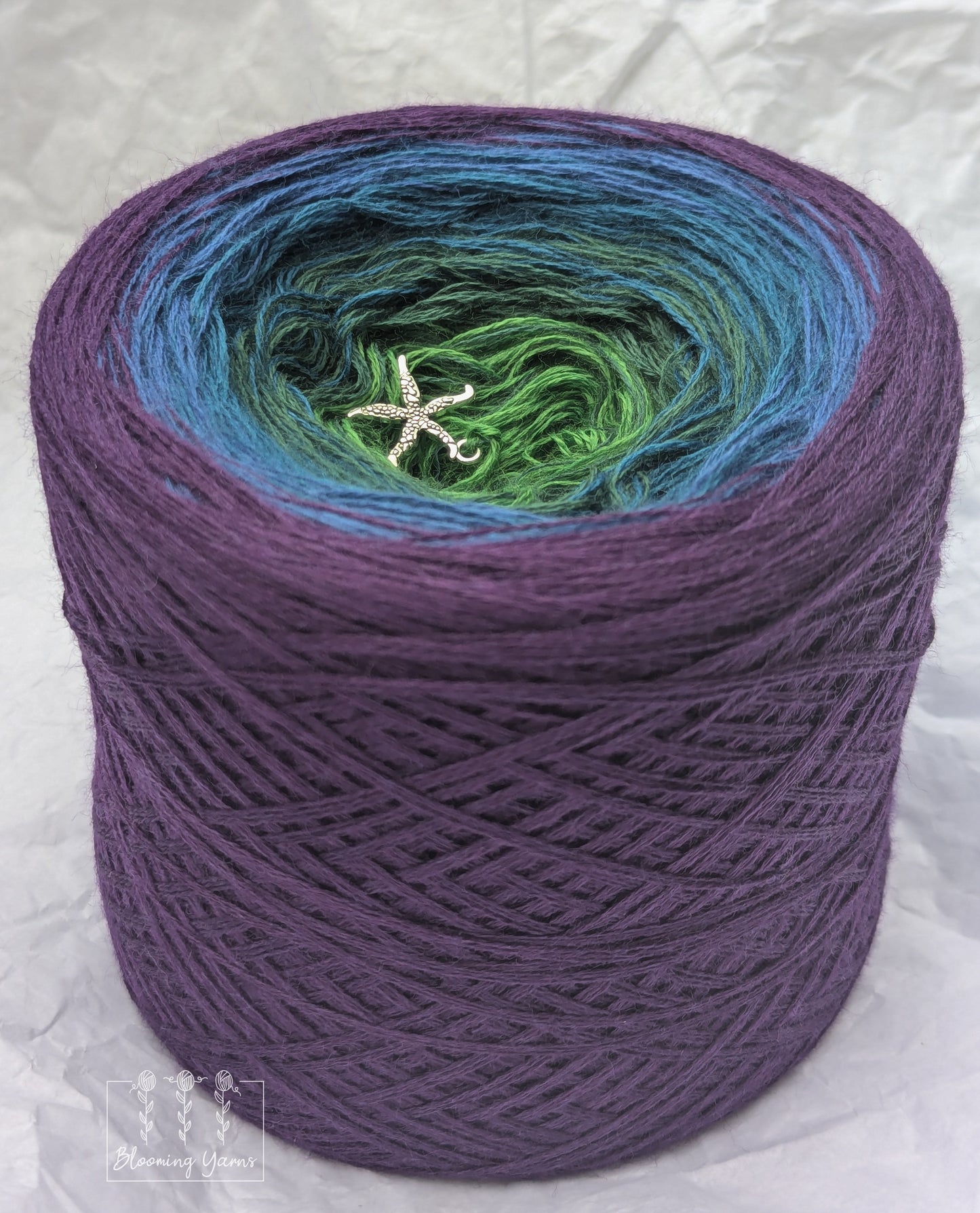 Gradient ombre yarn cake colour combination MA006