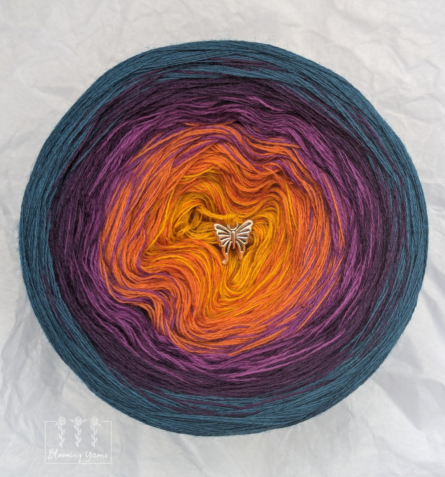 Gradient ombre yarn cake colour combination MA003