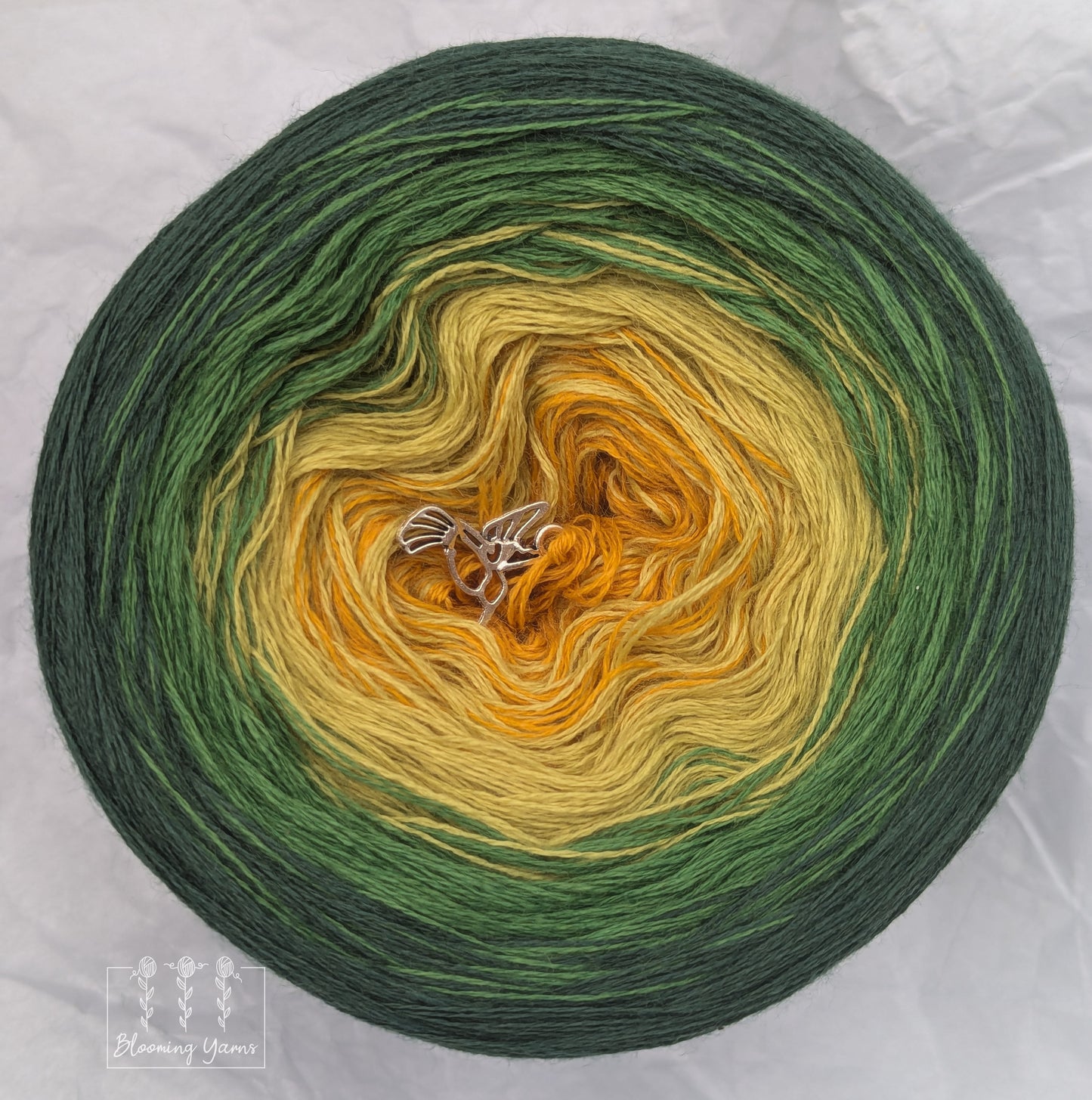 Gradient ombre yarn cake colour combination MA001