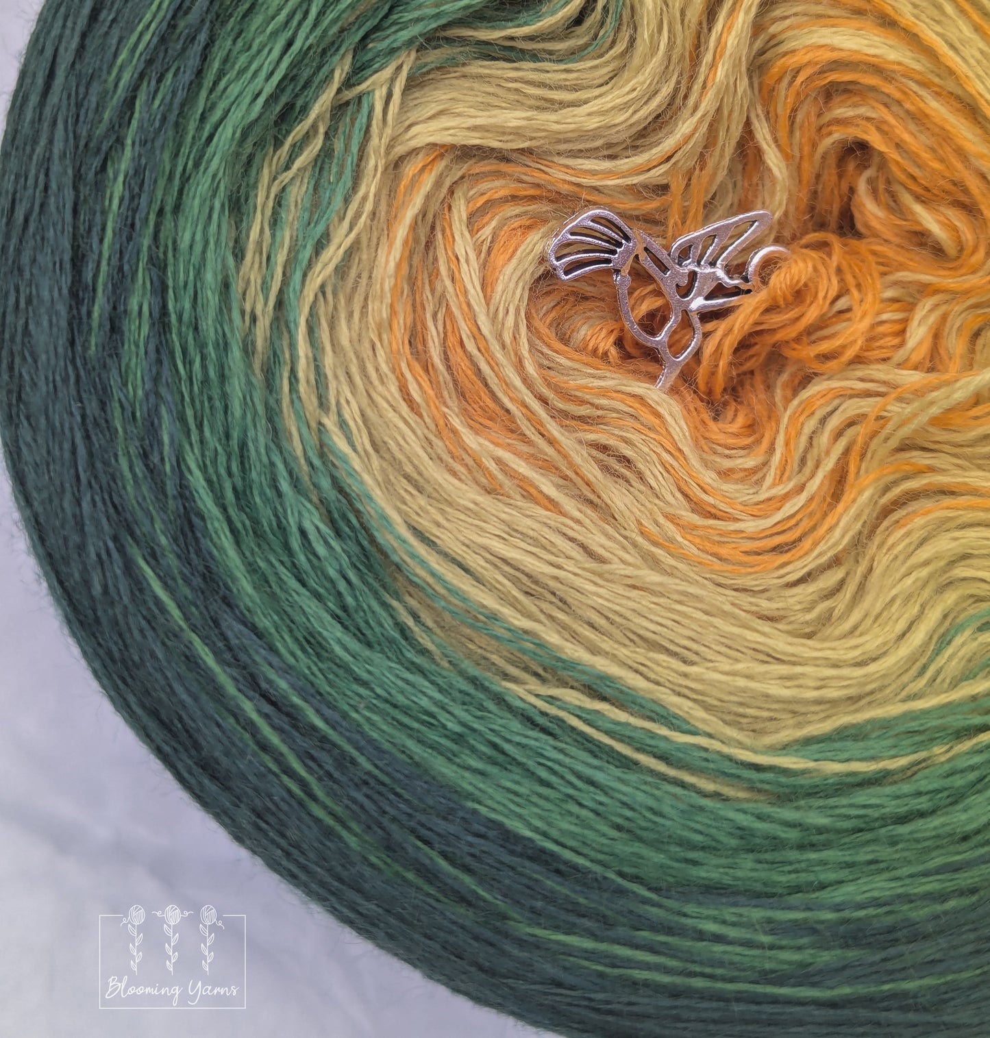 Gradient ombre yarn cake colour combination MA001