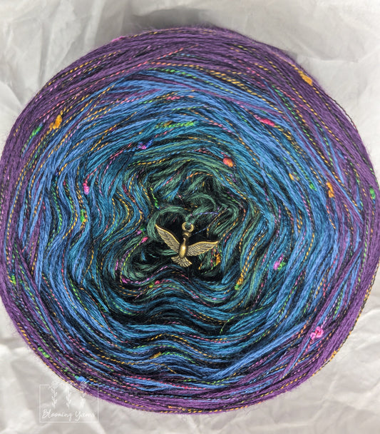 Gradient ombre yarn cake colour combination MA011