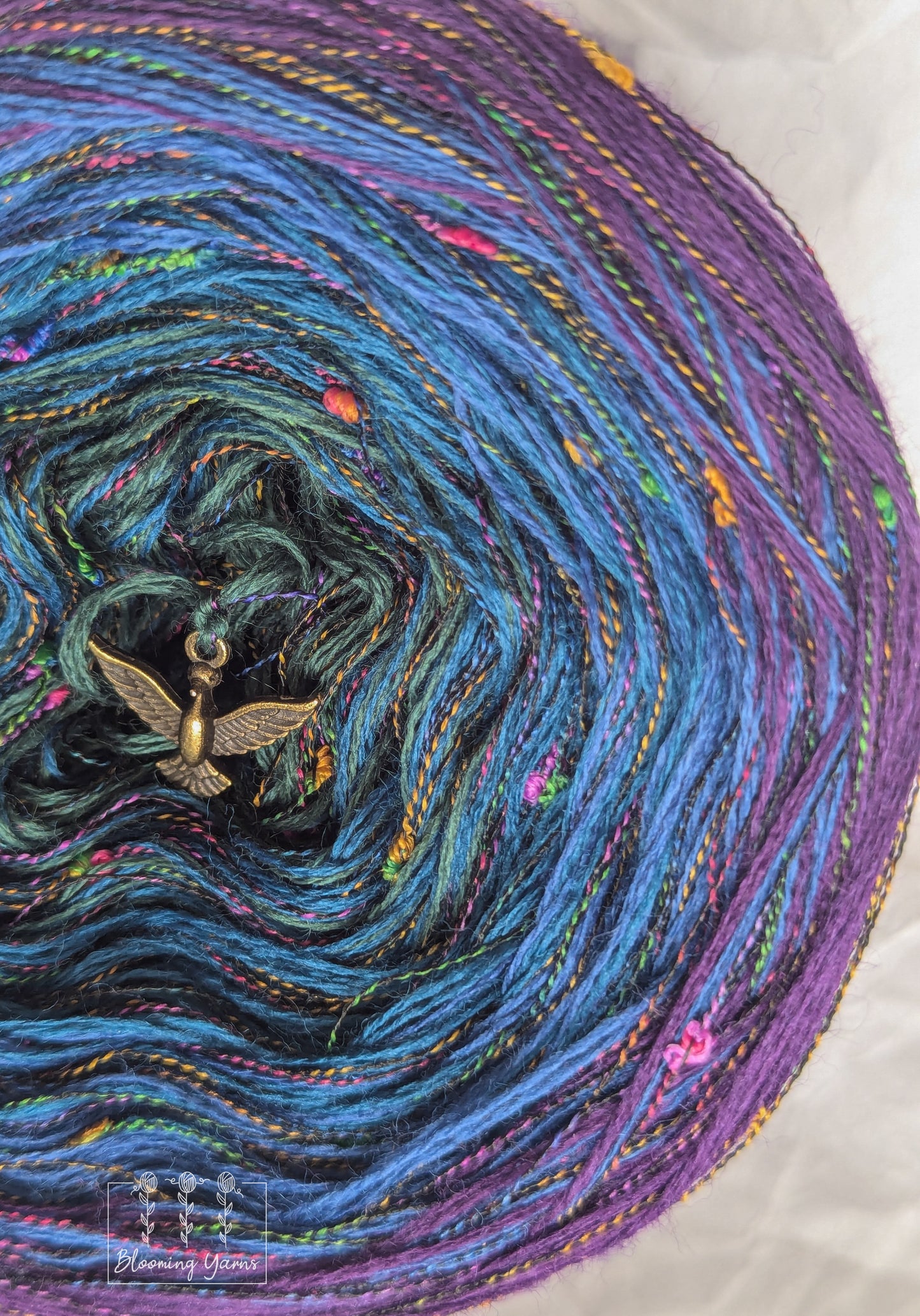 Gradient ombre yarn cake colour combination MA011