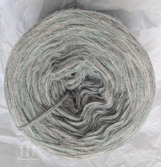 Melange fluffy yarn cake colours combination FCM01