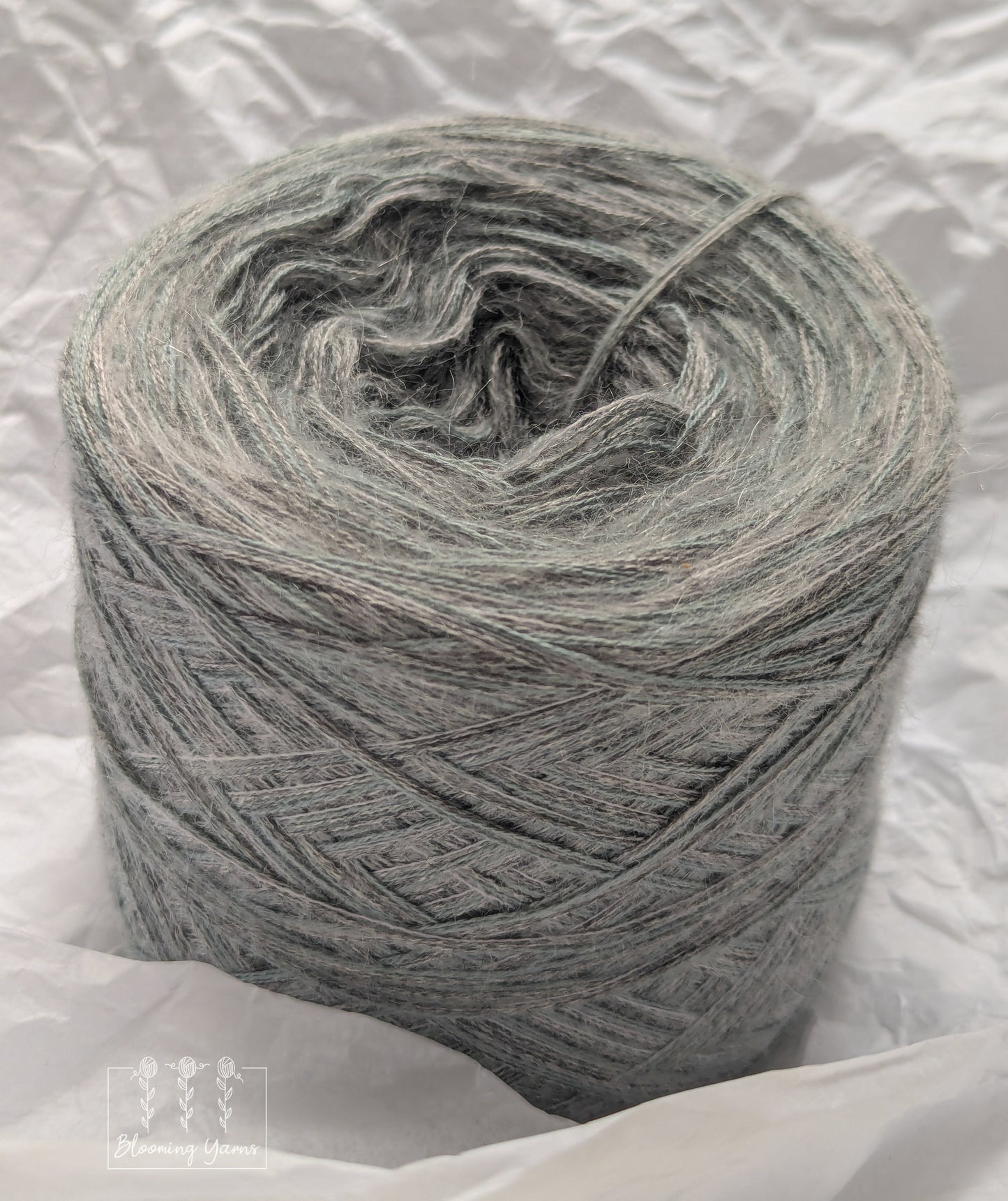 Melange fluffy yarn cake colours combination FCM01