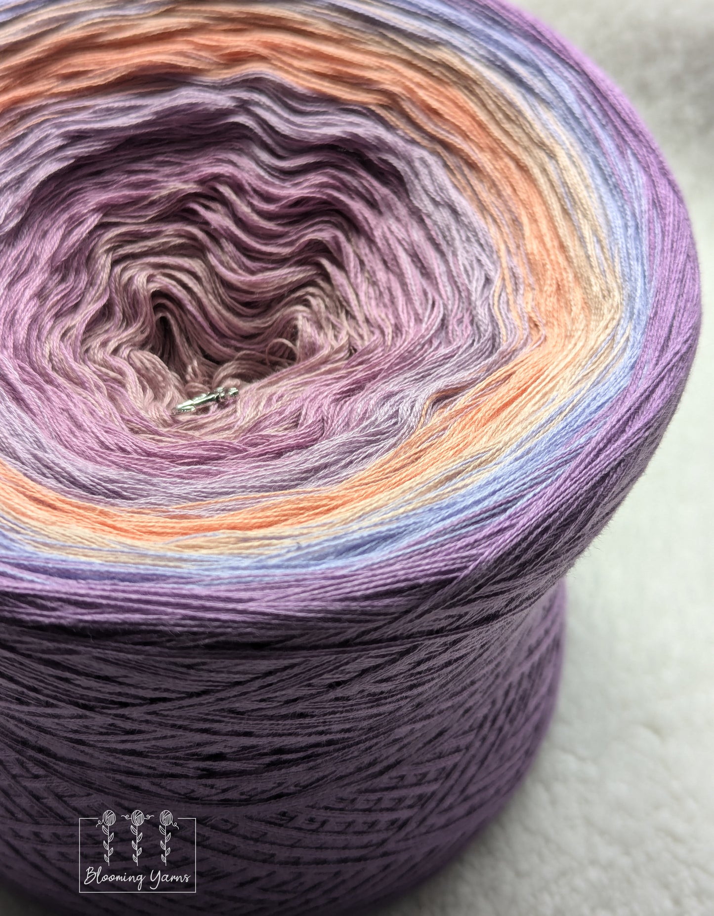 Gradient ombre yarn cake colour combination C344