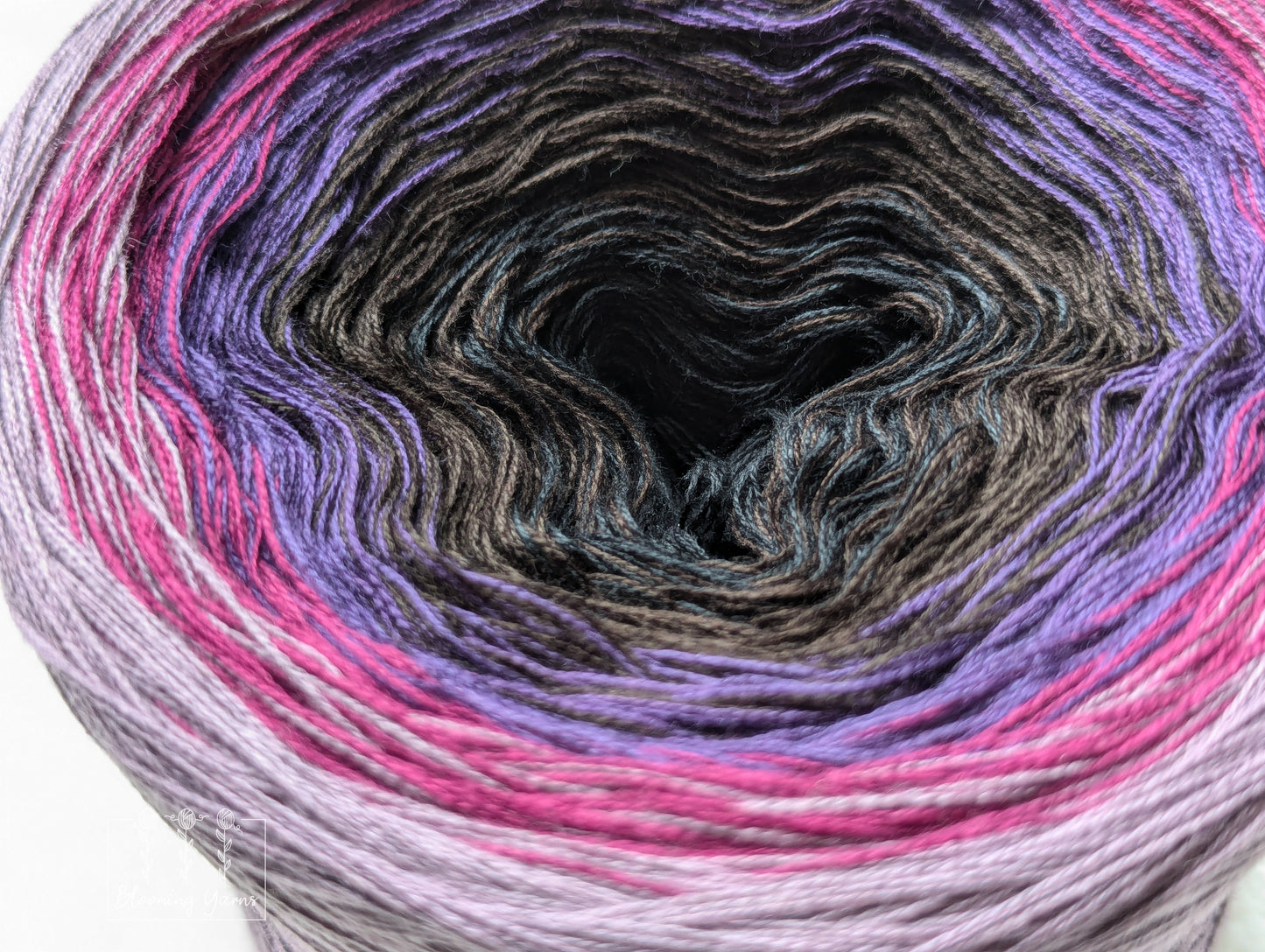 Gradient ombre yarn cake colour combination C347