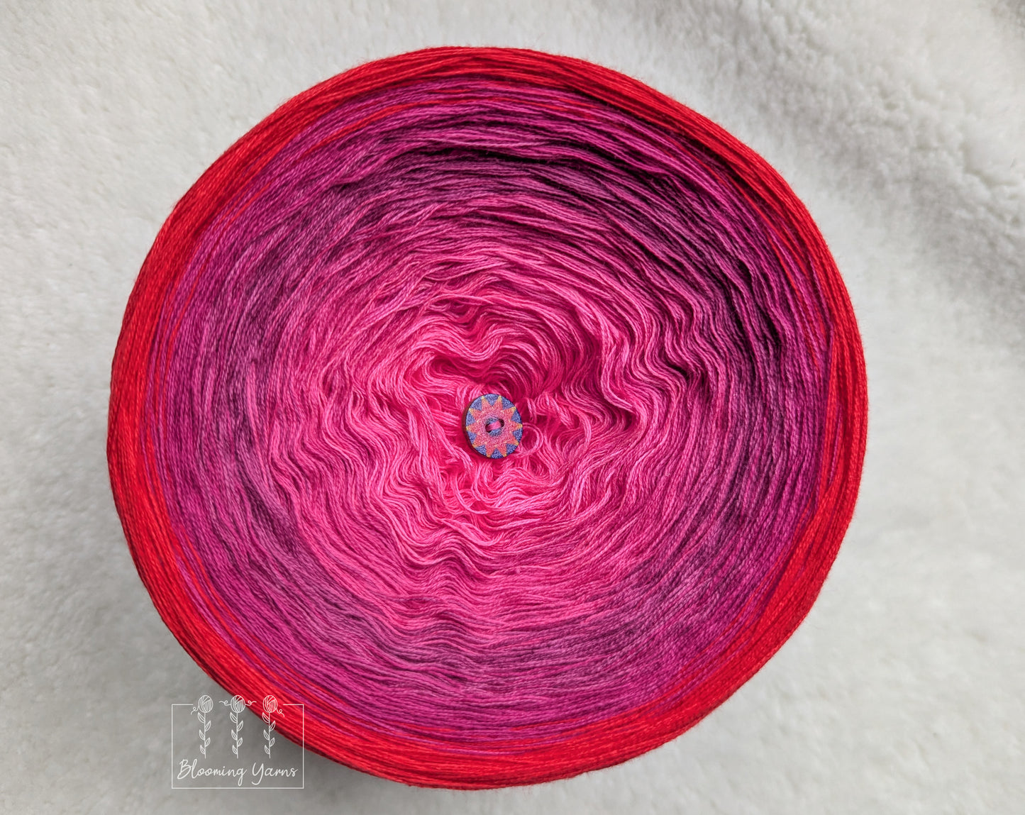 Gradient ombre yarn cake colour combination C357