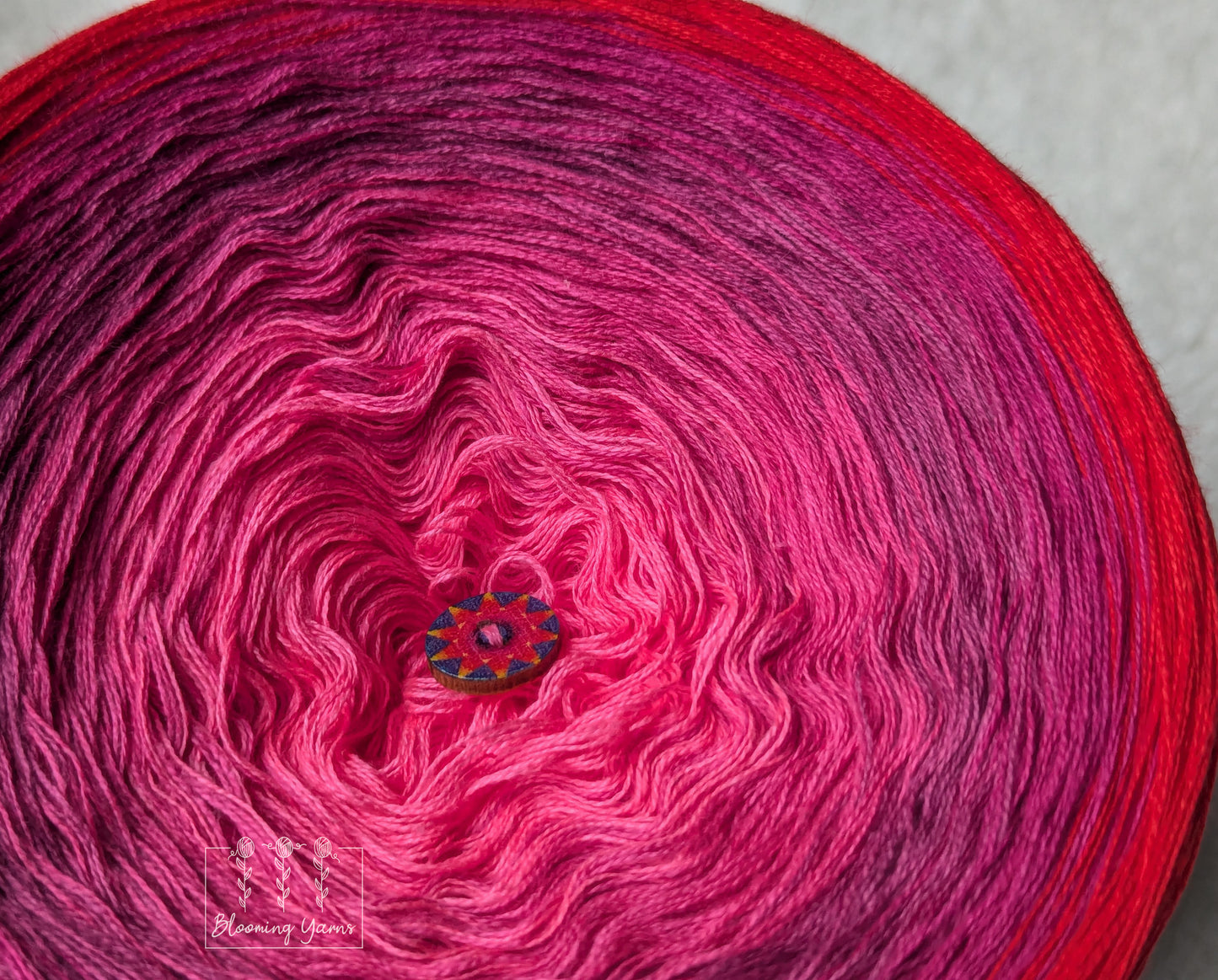 Gradient ombre yarn cake colour combination C357