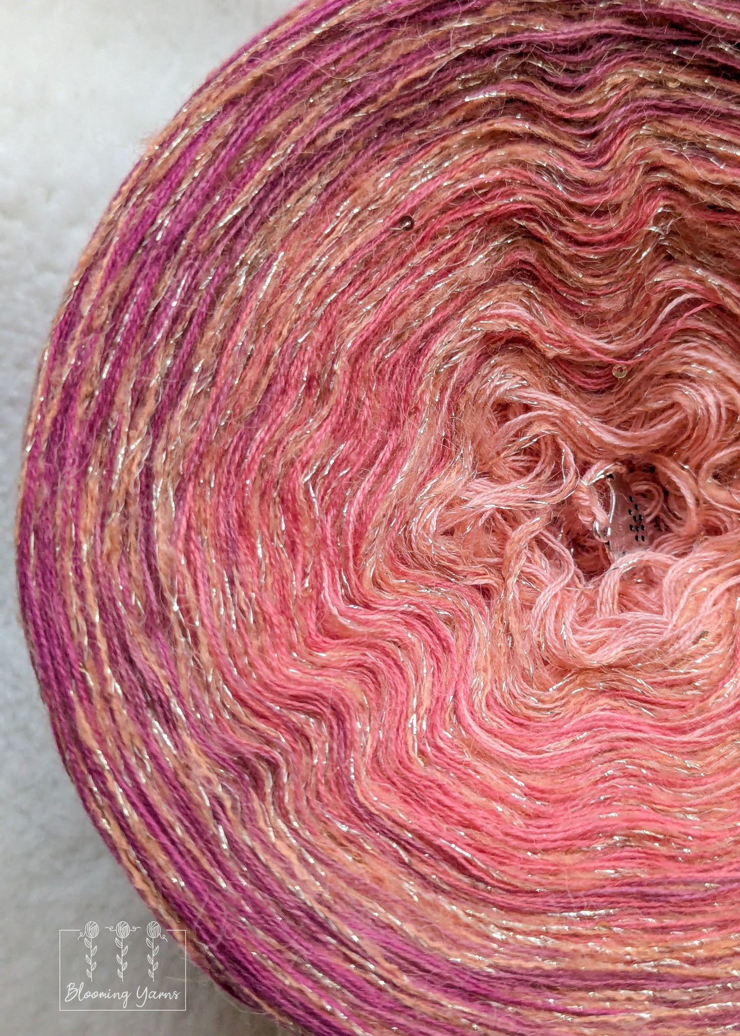 Gradient ombre yarn cake colour combination C361