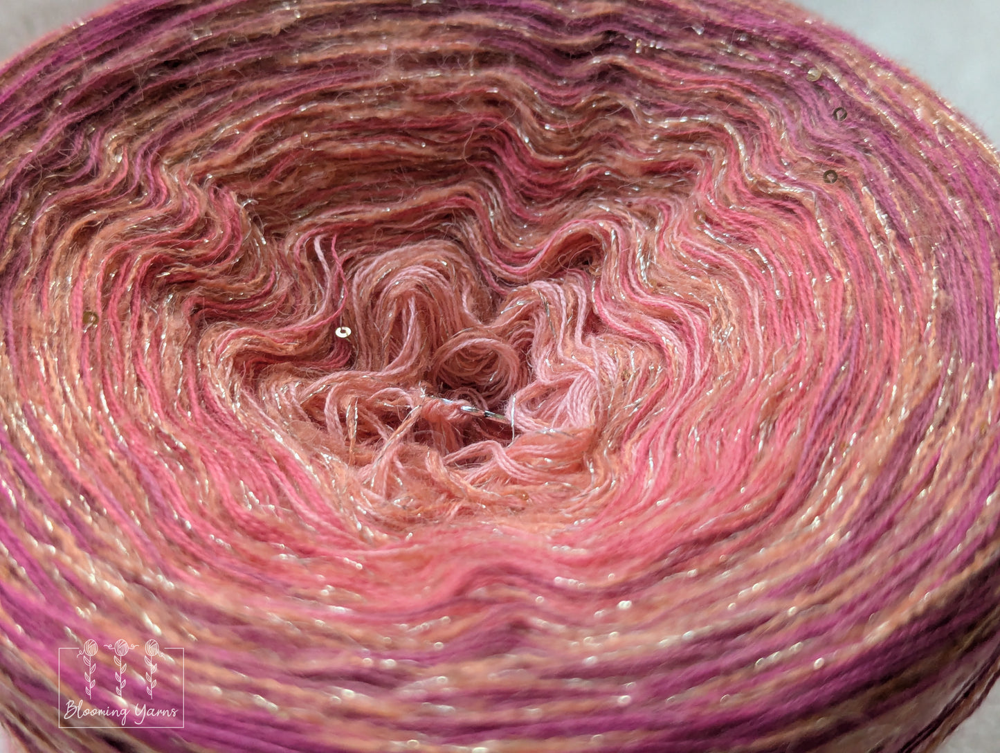 Gradient ombre yarn cake colour combination C361