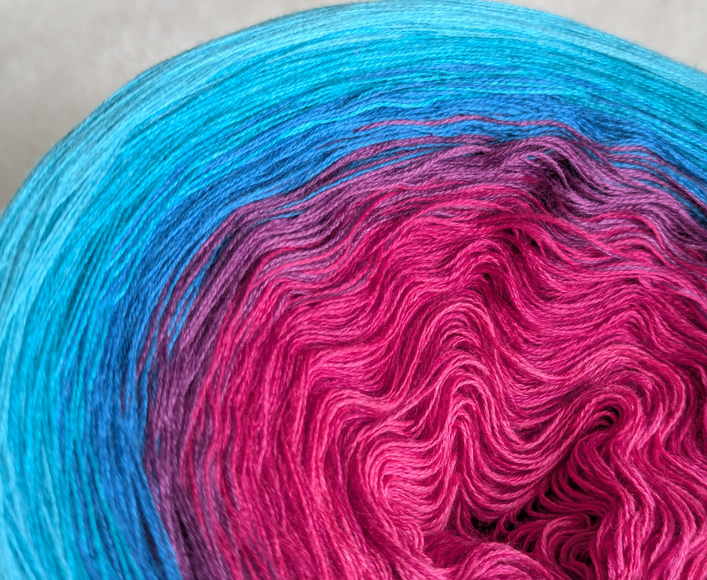 Gradient ombre yarn cake colour combination C362