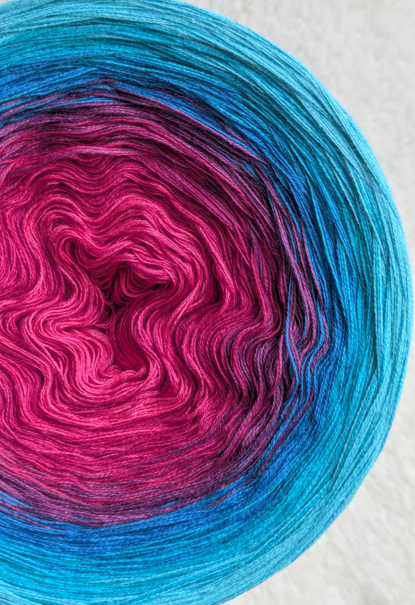 Gradient ombre yarn cake colour combination C362