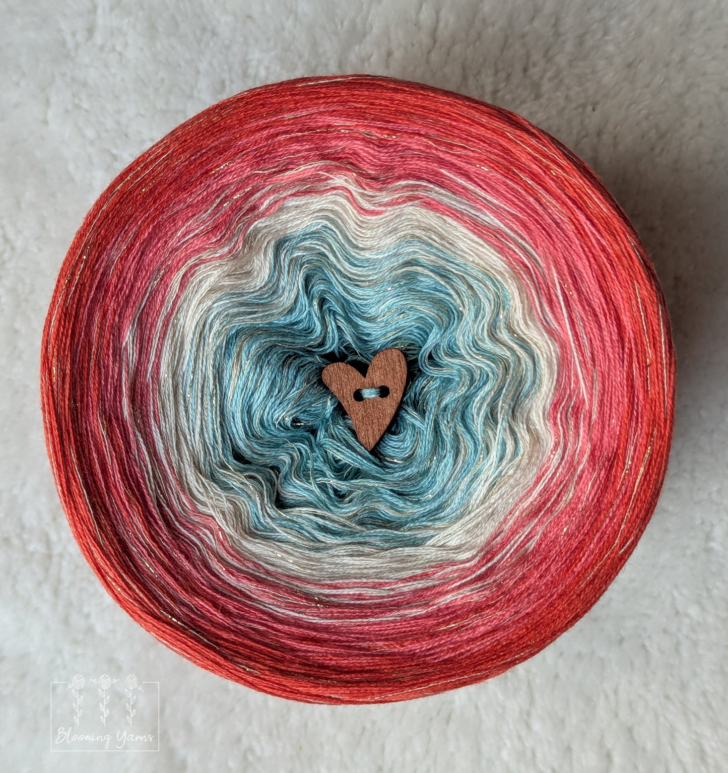 Gradient ombre yarn cake colour combination C363