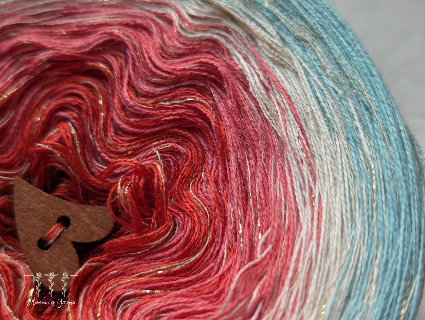 Gradient ombre yarn cake colour combination C363