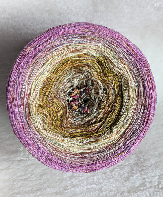 Gradient ombre yarn cake, colour combination C234