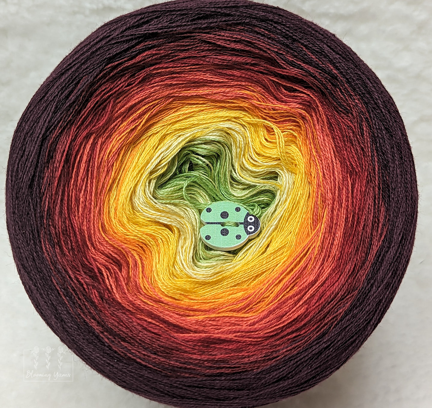 Gradient ombre yarn cake, colour combination C245