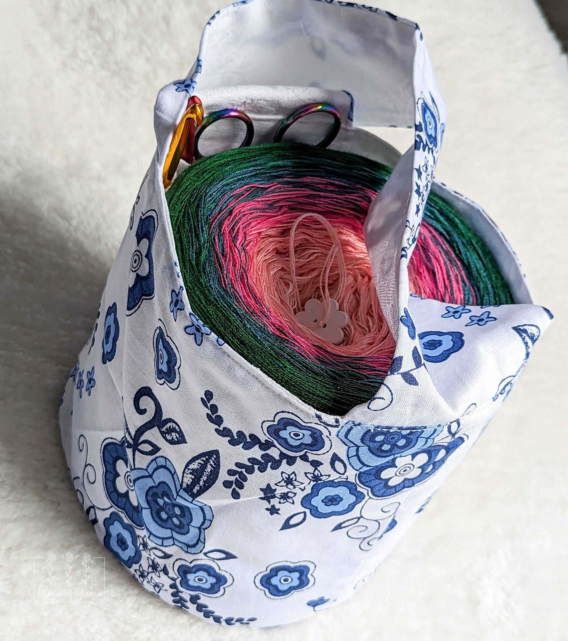 "Kruszyna" yarn cake bag with handle