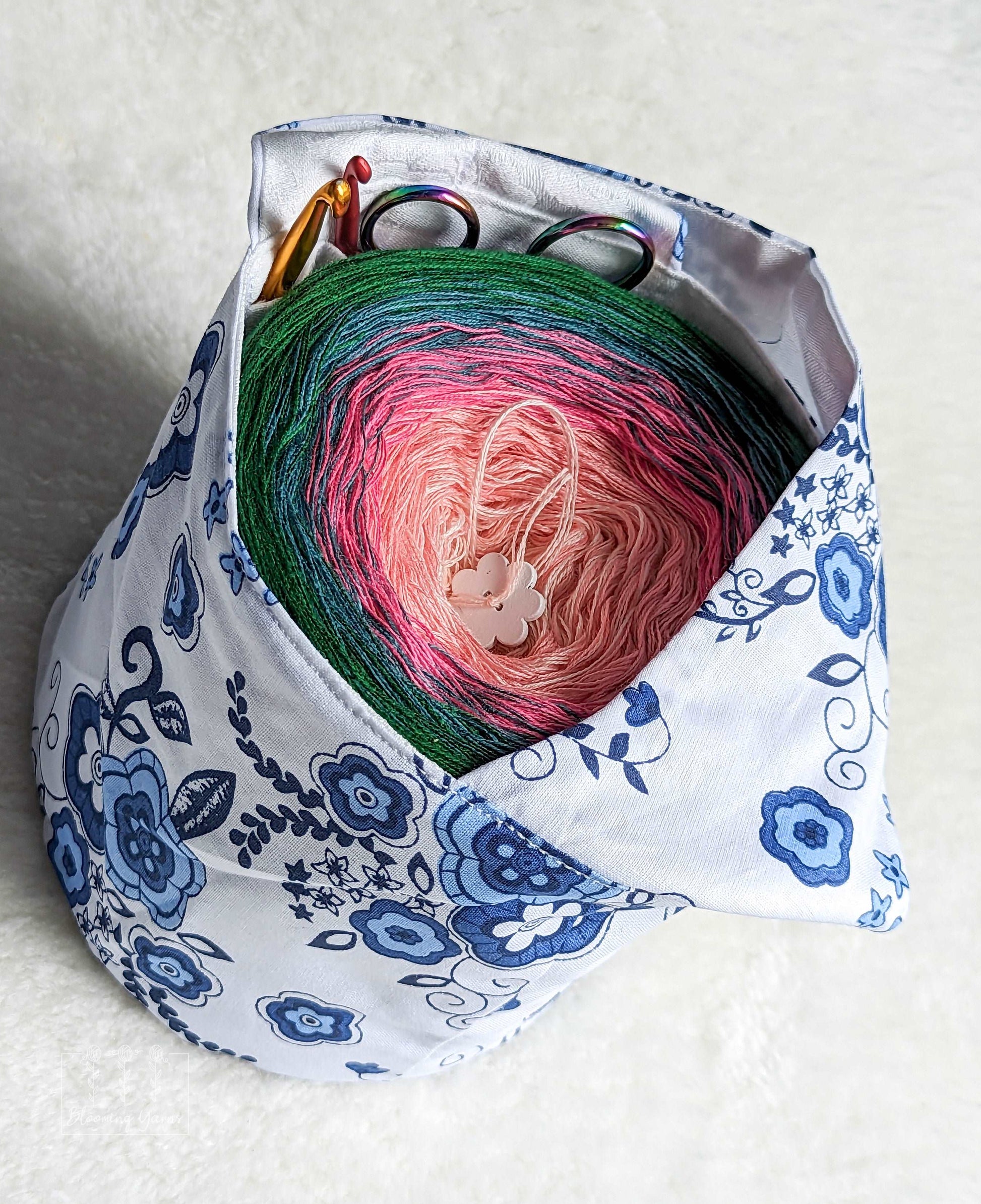 "Kruszyna" yarn cake bag with handle