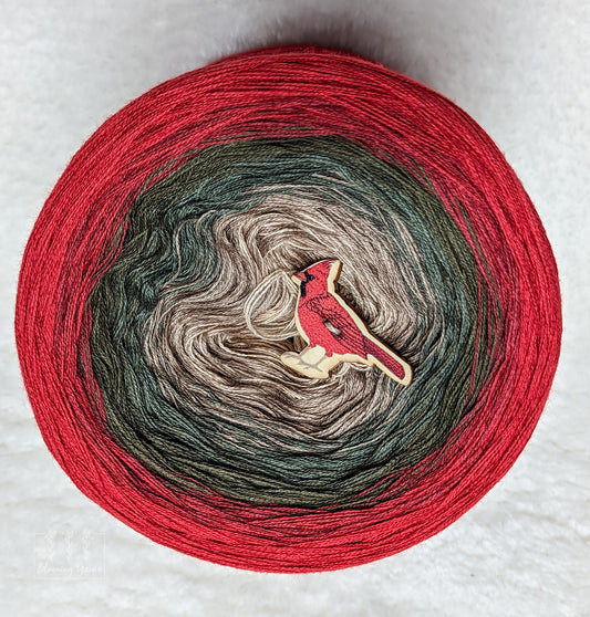 Gradient ombre yarn cake, colour combination C253