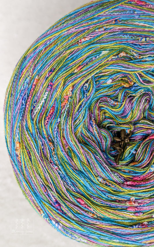 Melange yarn cake colour combination C255