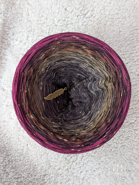 Gradient ombre yarn cake colour combination C432