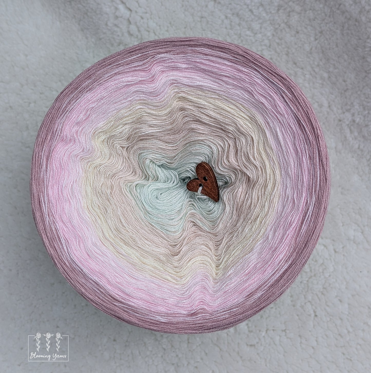Gradient ombre yarn cake colour combination C423