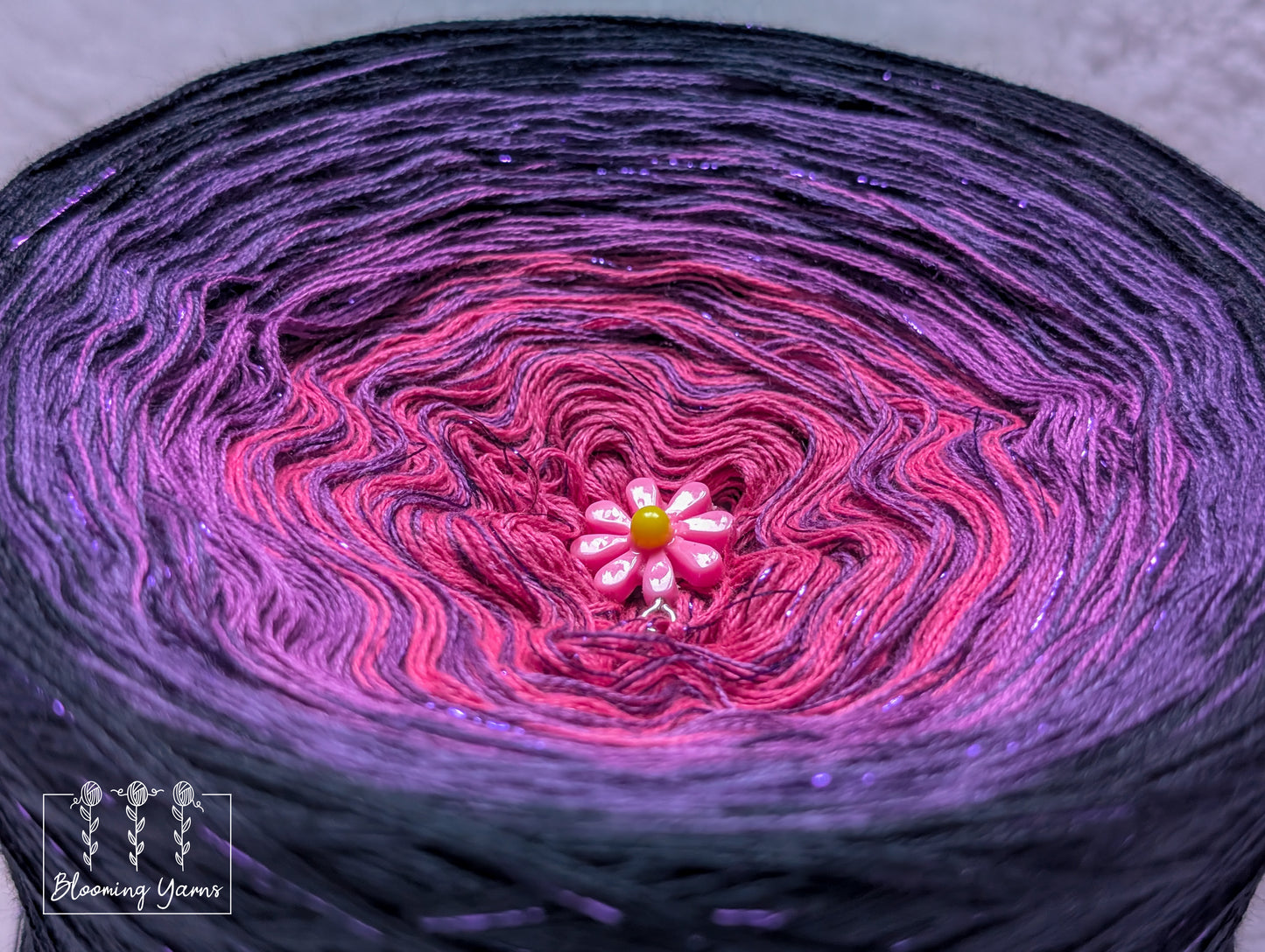 Gradient ombre yarn cake colour combination C383