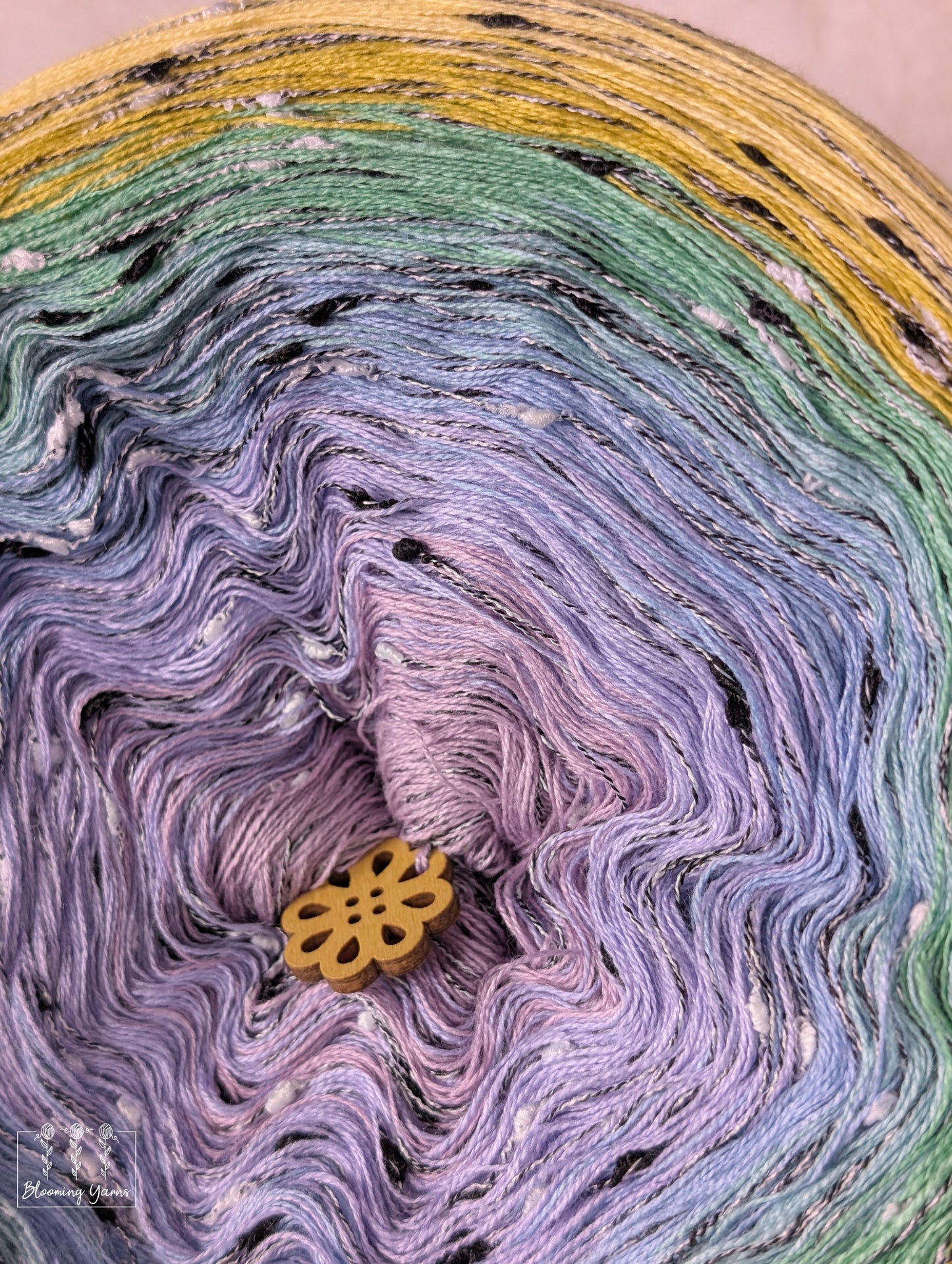Gradient ombre yarn cake colour combination C420