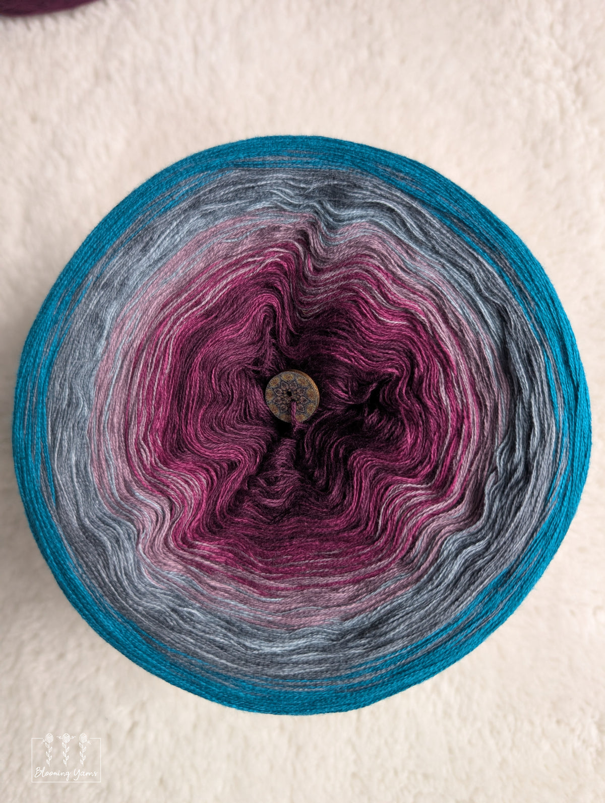 Gradient ombre yarn cake colour combination C433 " Misty Berry"