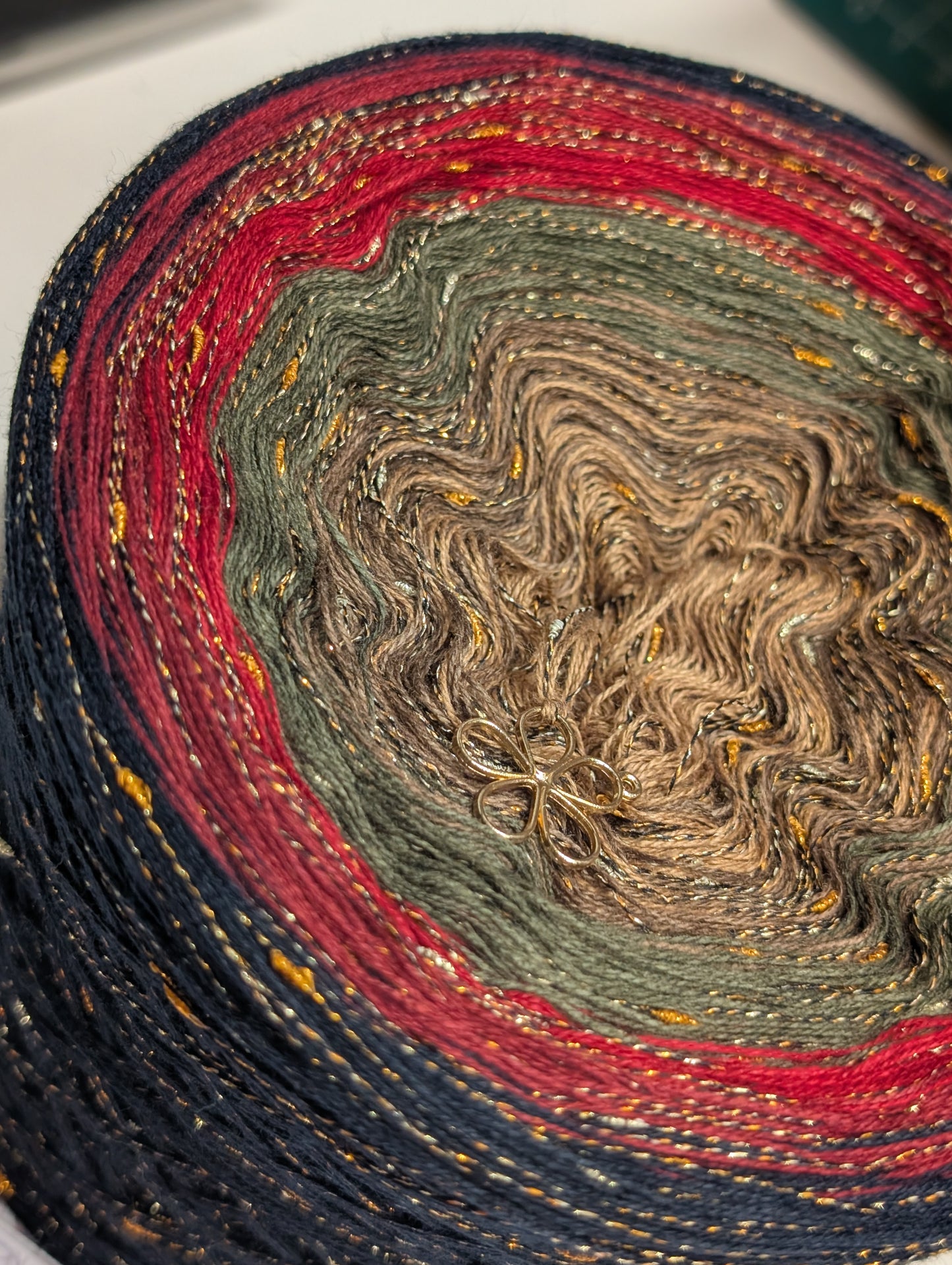 Gradient ombre yarn cake colour combination C411