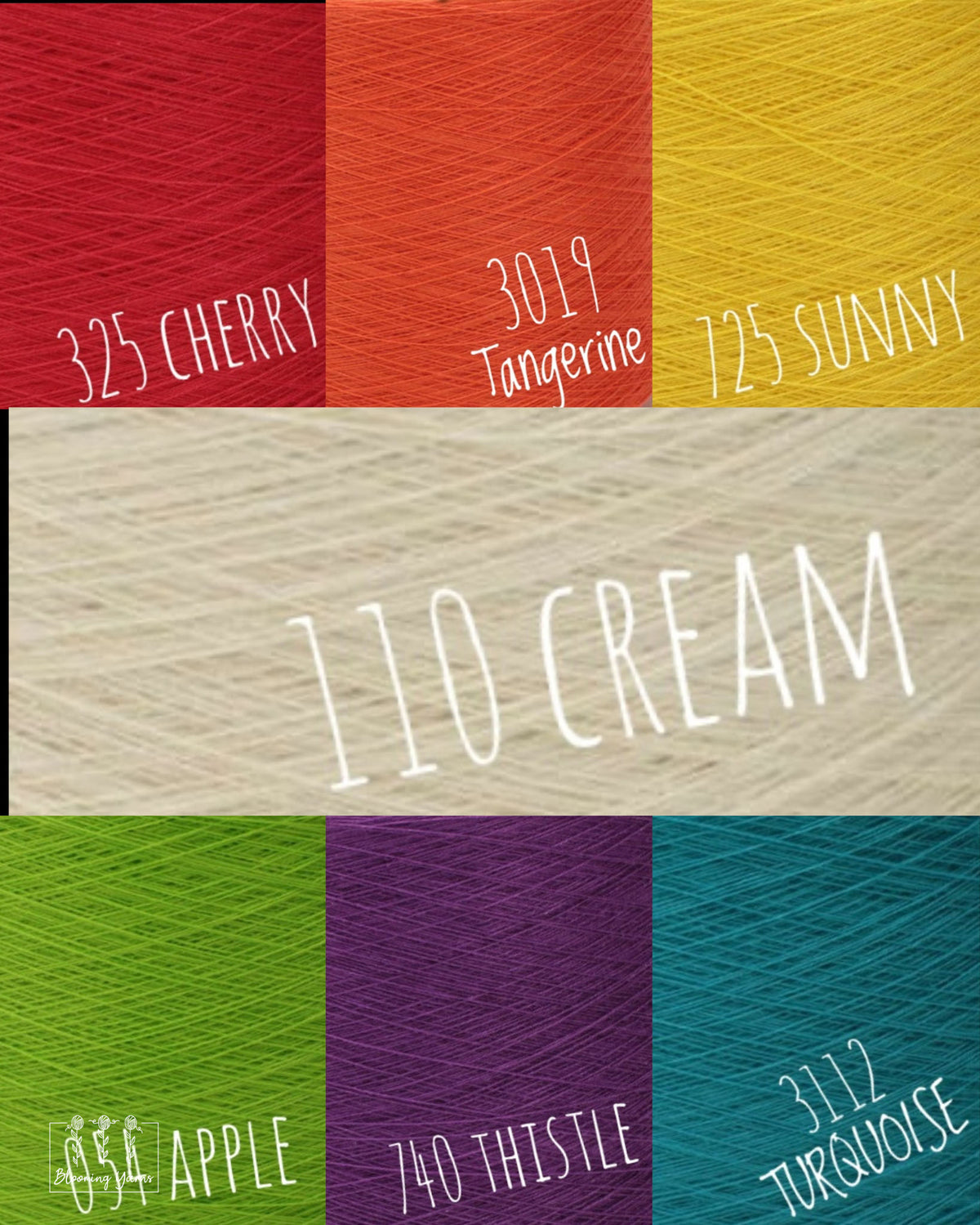 "Rainbow Birthday Cake" gradient ombre yarn cake