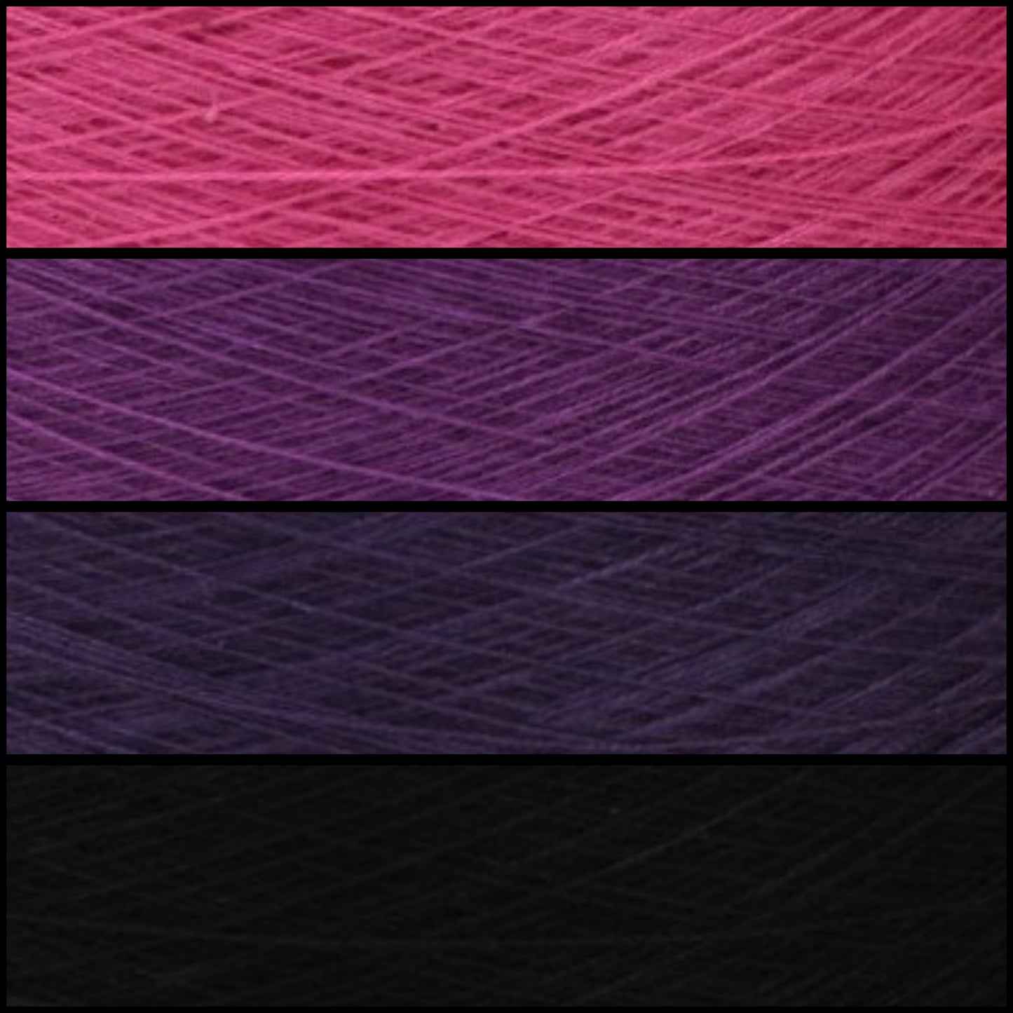 Gradient ombre yarn cake colour combination C383