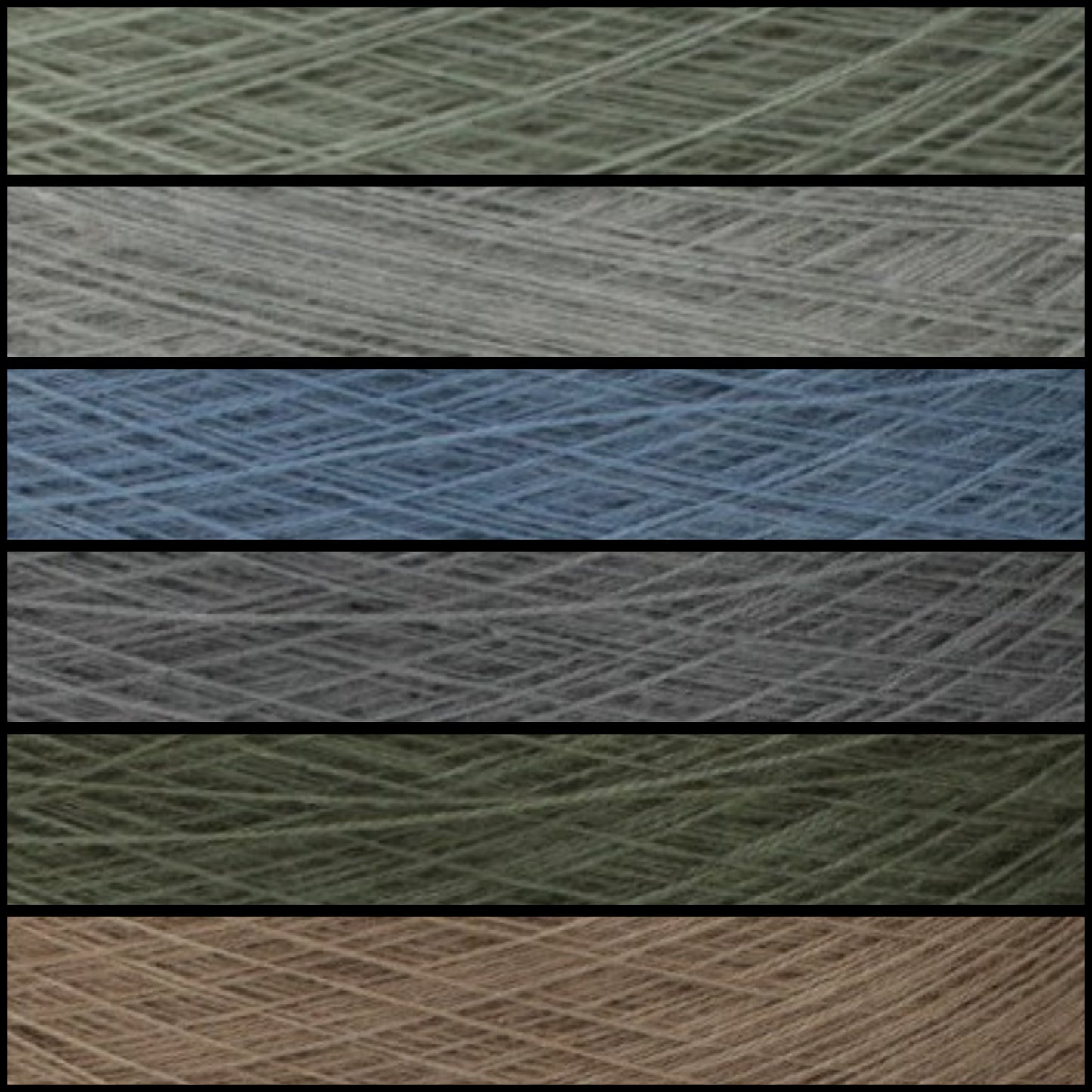 Gradient ombre yarn cake colour combination C400 "Mountain Mist"