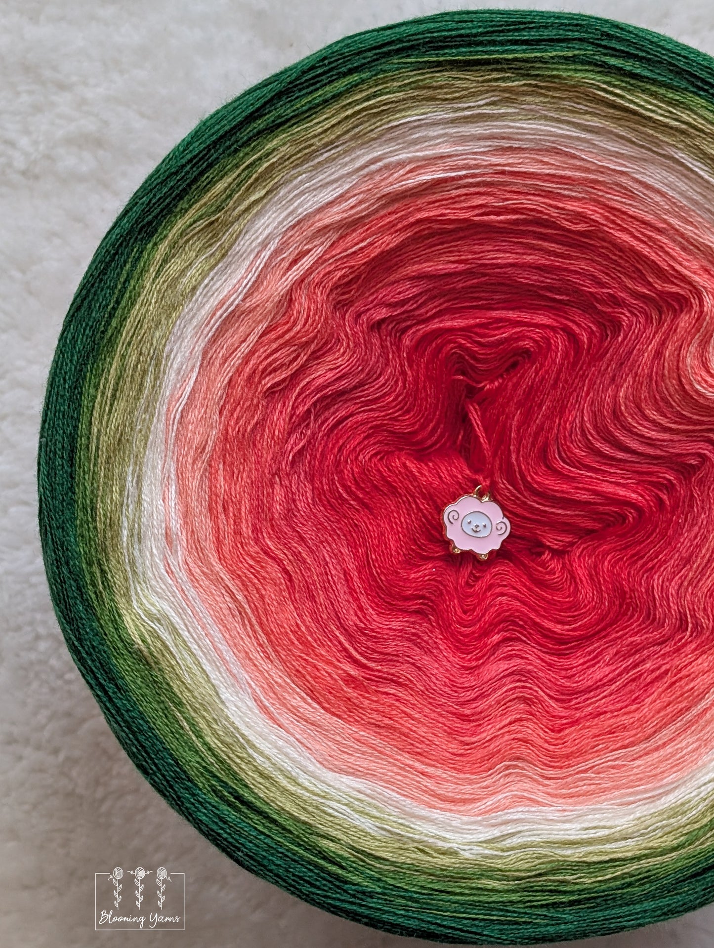 Gradient ombre yarn cake colour combination C409