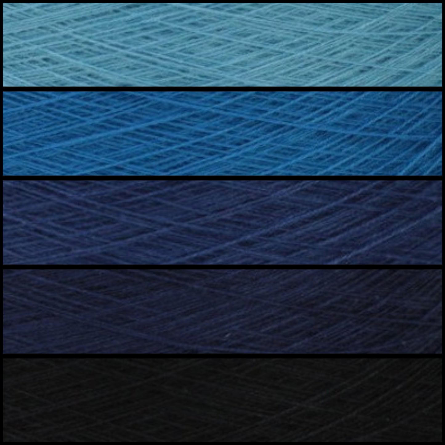 Gradient ombre yarn cake colour combination C416