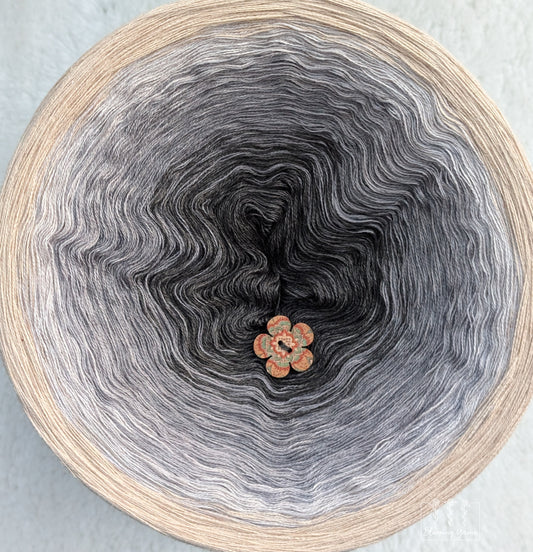 Gradient ombre yarn cake colour combination C413