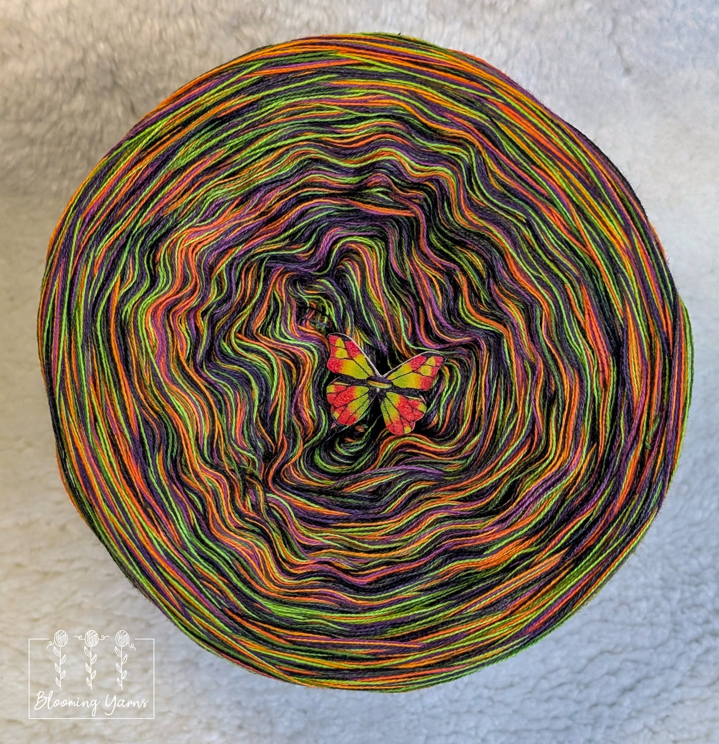 Melange yarn cake colour combination MEL004