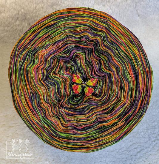 Melange yarn cake colour combination MEL004