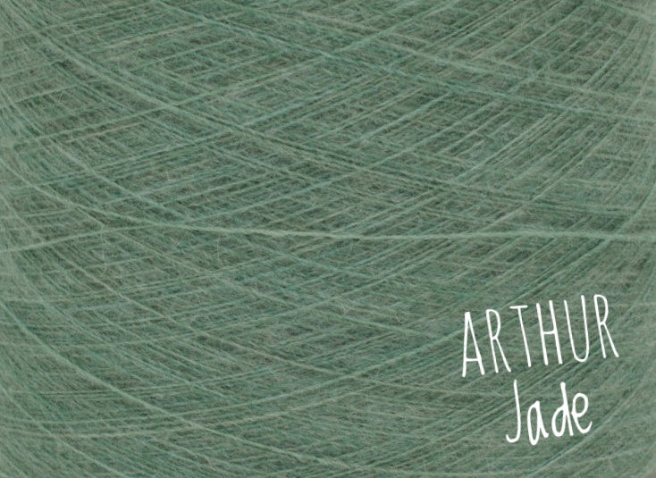 Melange yarn cake colour combination MEL013 "Riverbed Stone"