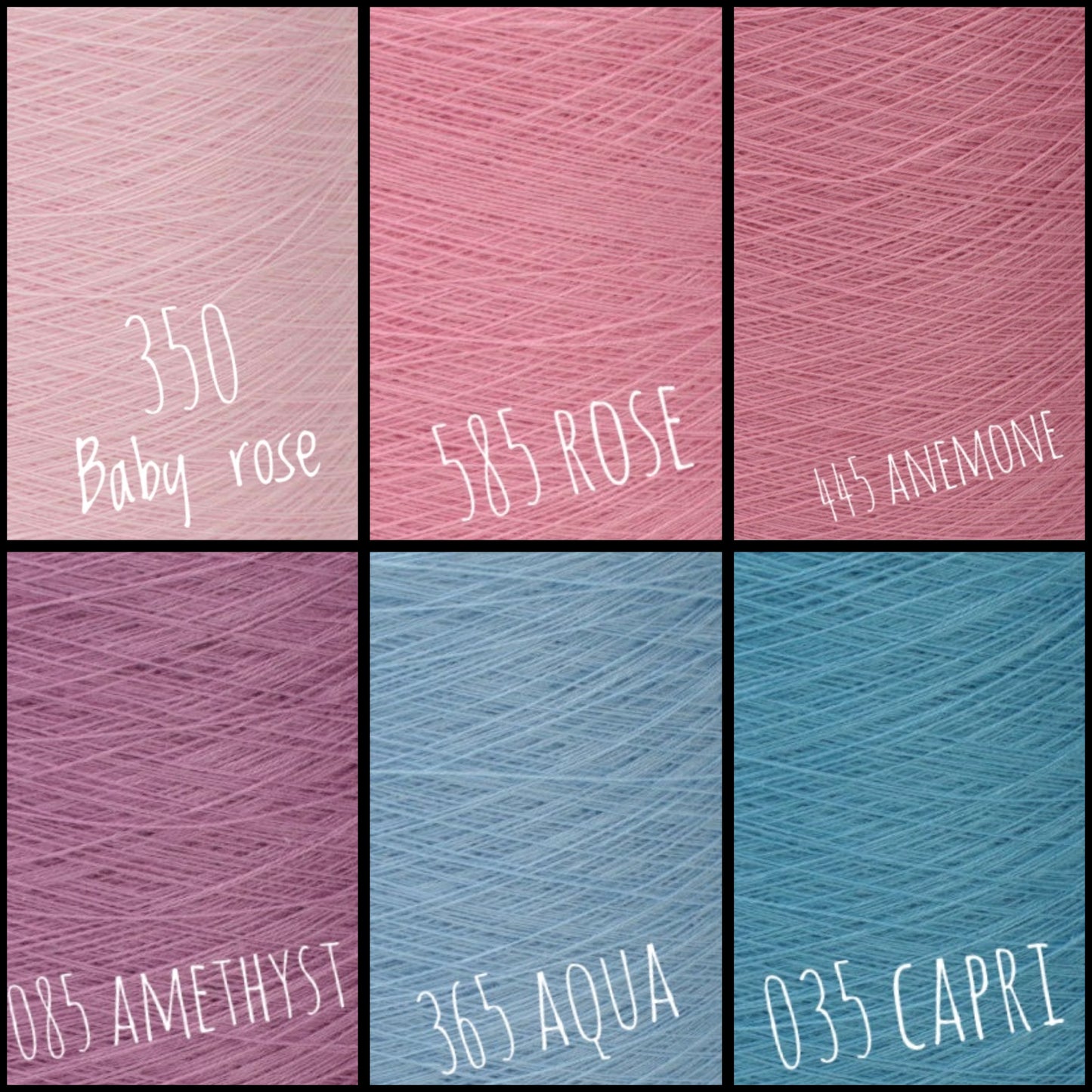 Gradient ombre yarn cake colour combination C382