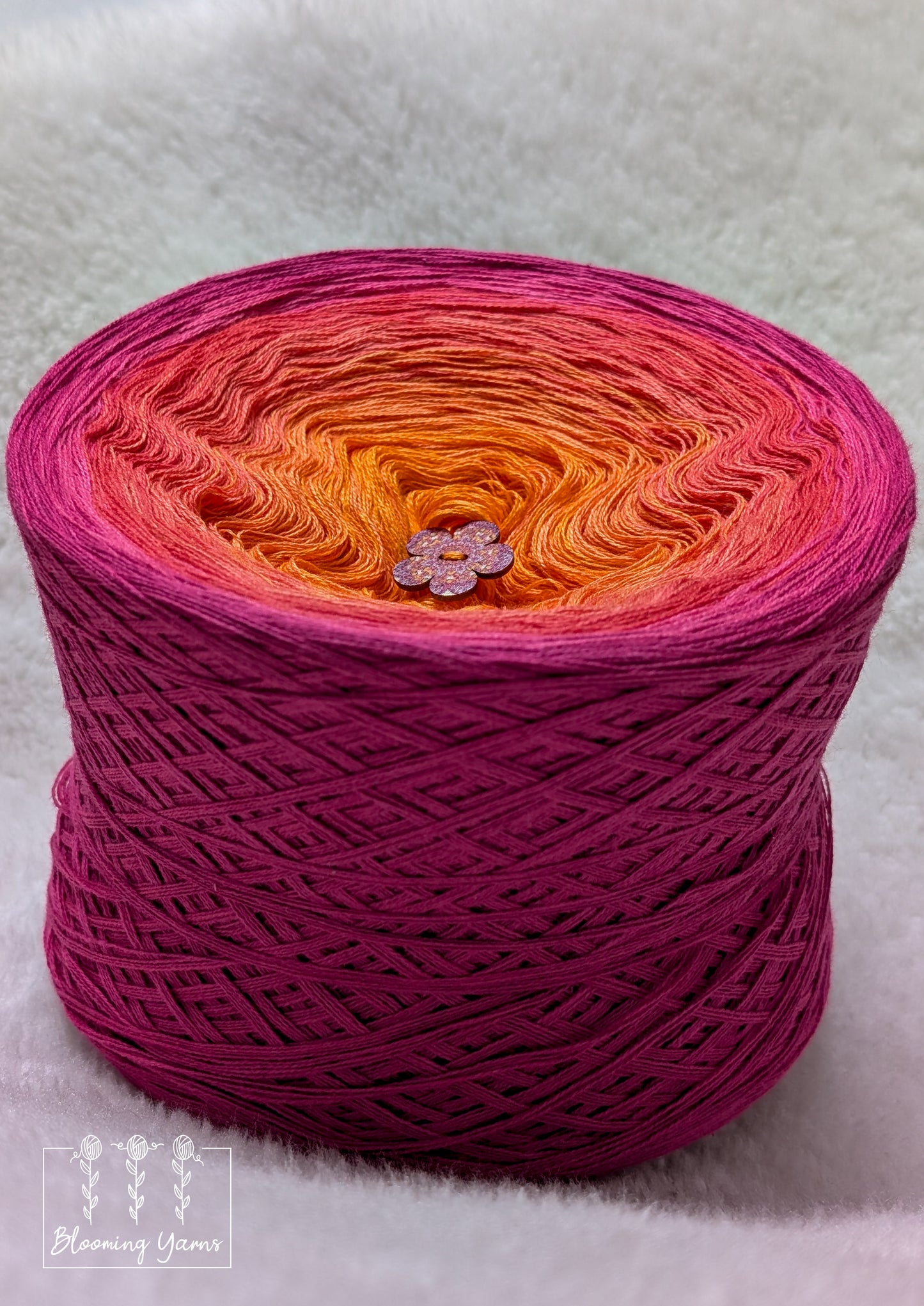 Gradient ombre yarn cake colour combination C381