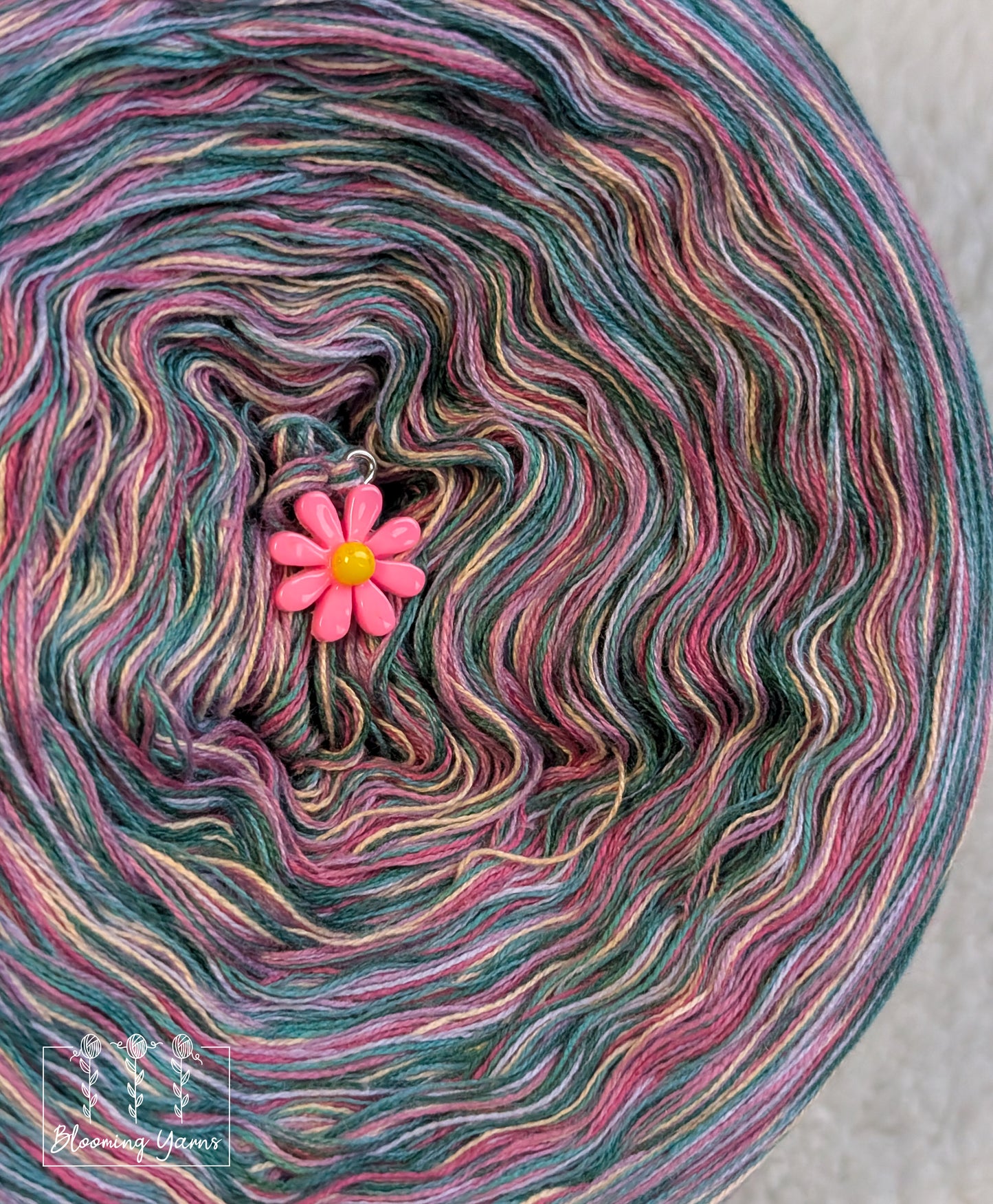 Melange yarn cake colour combination MEL009