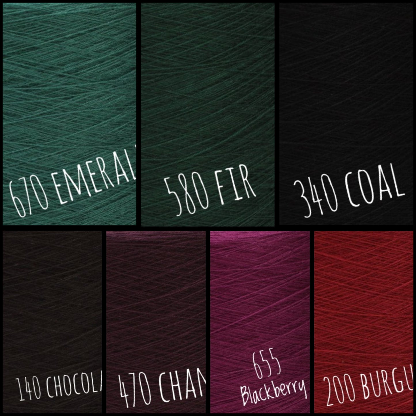 Gradient ombre yarn cake colour combination C418