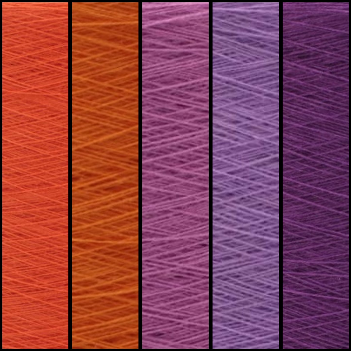 Gradient ombre yarn cake colour combination "Crocussa"