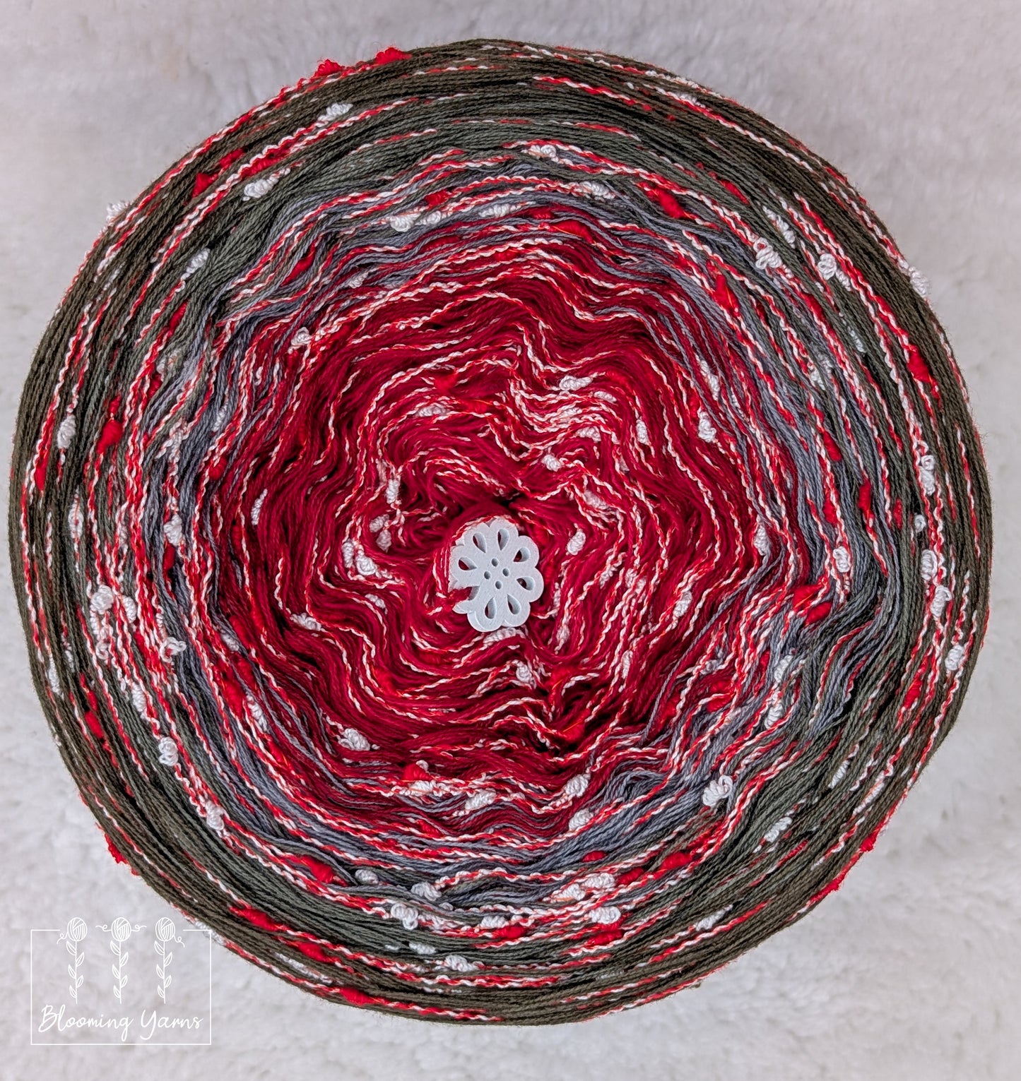 Gradient ombre yarn cake colour combination C399