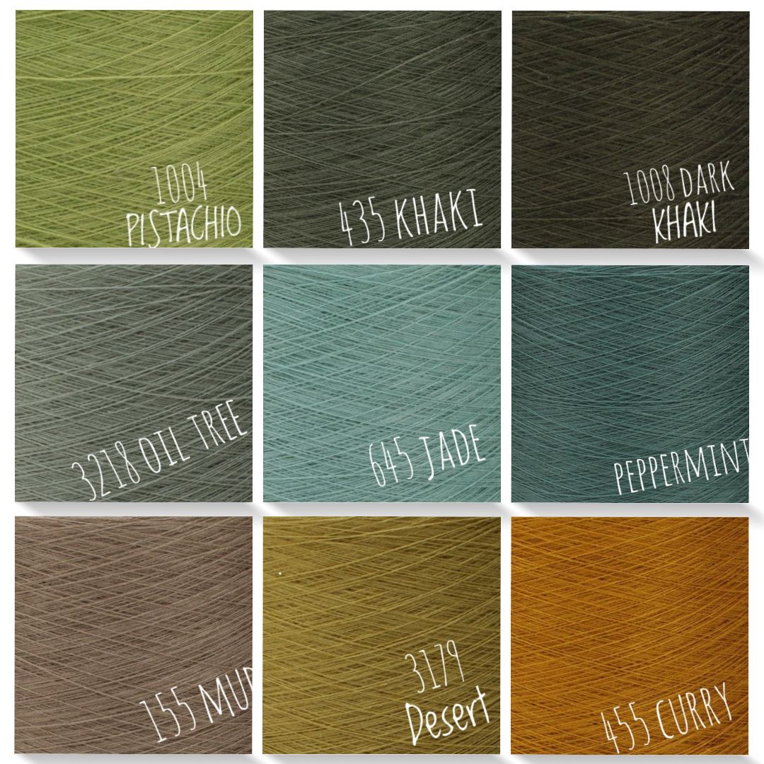solid/mono colour yarn 50%cotton/50%acrylic