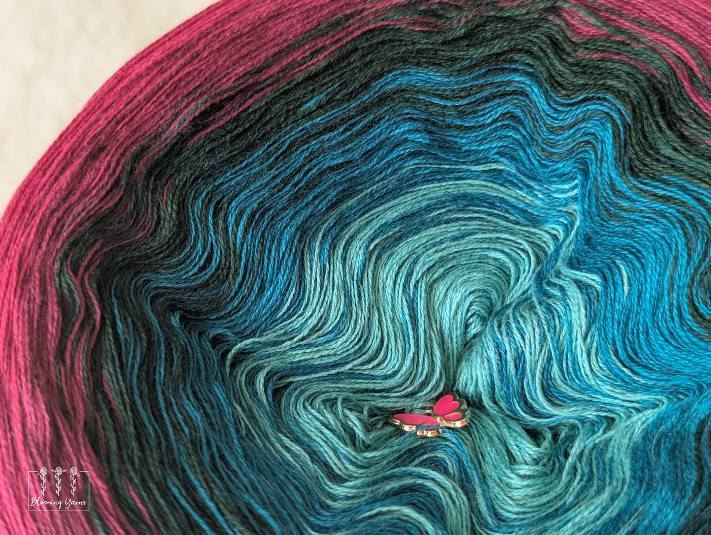Gradient ombre yarn cake colour combination C430