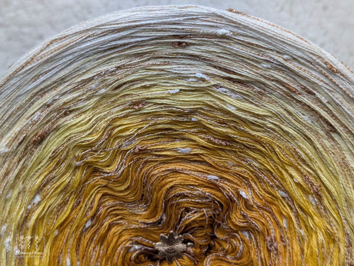 Gradient ombre yarn cake colour combination C434