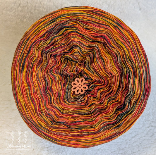 Melange yarn cake colour combination MEL008