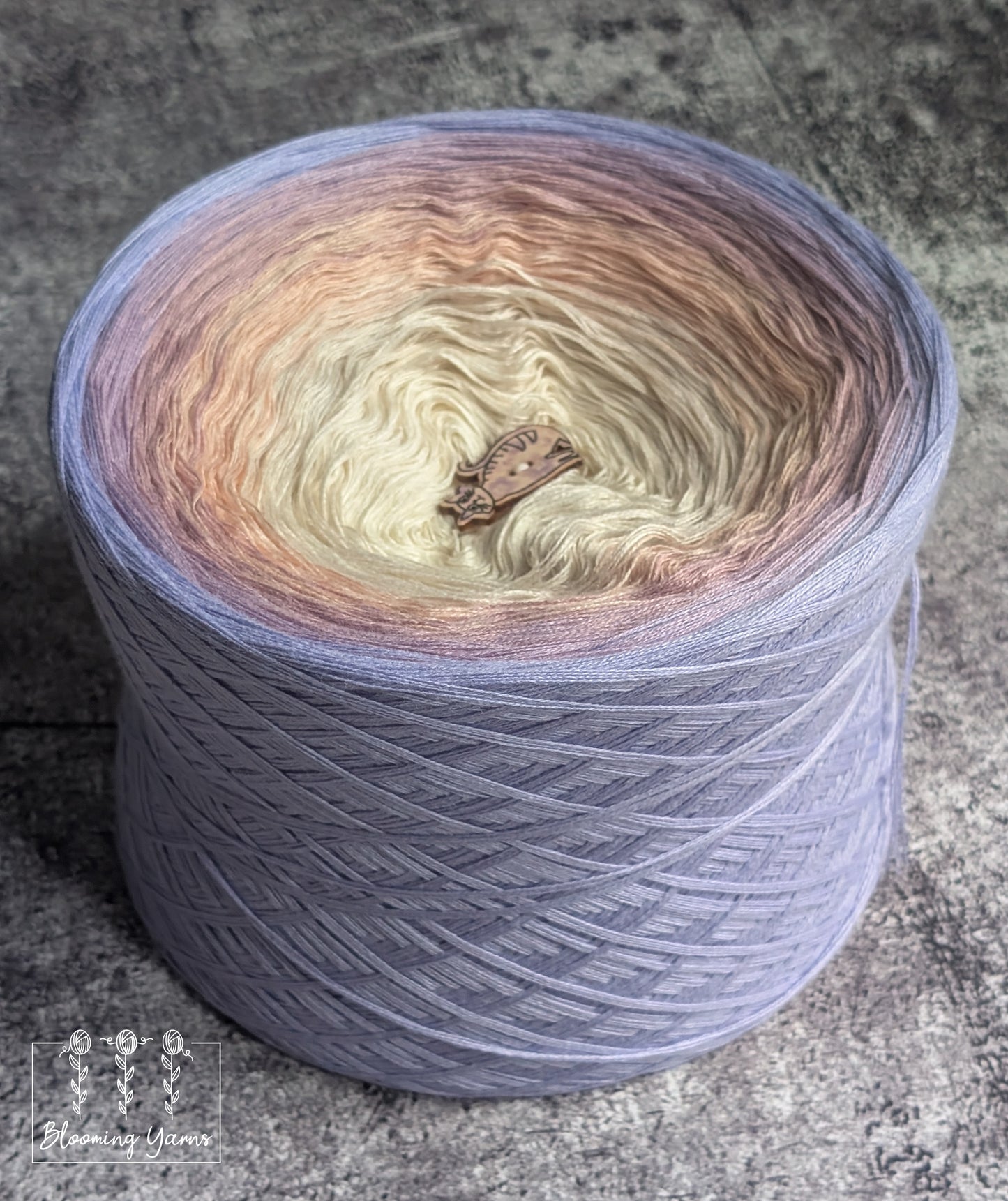Gradient ombre yarn cake colour combination C407 "Harvest Dawn"
